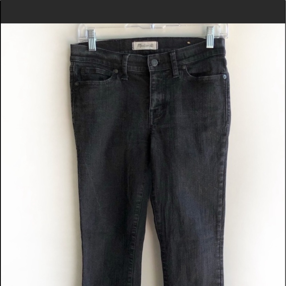 Madewell Faded Black Skinny Skinny Jeans Size 27